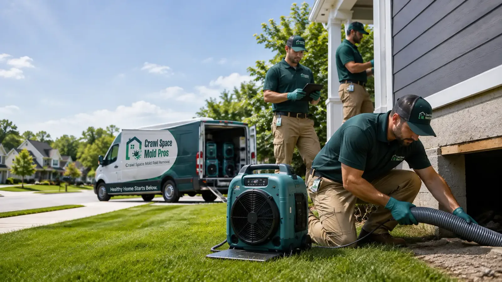 Crawl Space Mold Removal in Mineral, IL